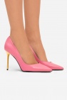 Balmain Leather stiletto pumps