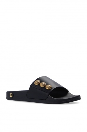 Balmain Slides with logo