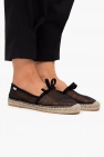Red Valentino BLACK Transparent espadrilles