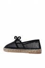 Red Valentino BLACK Transparent espadrilles