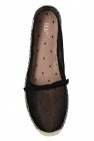 Red Valentino BLACK Transparent espadrilles