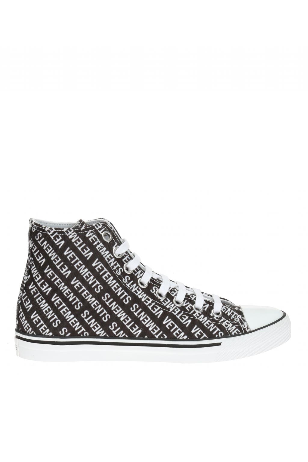 vetements high top sneakers
