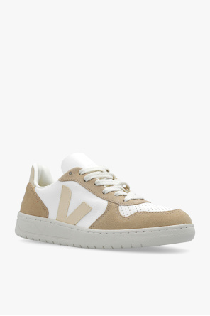 veja yellow ‘V-10 Chromefree Leather’ sneakers