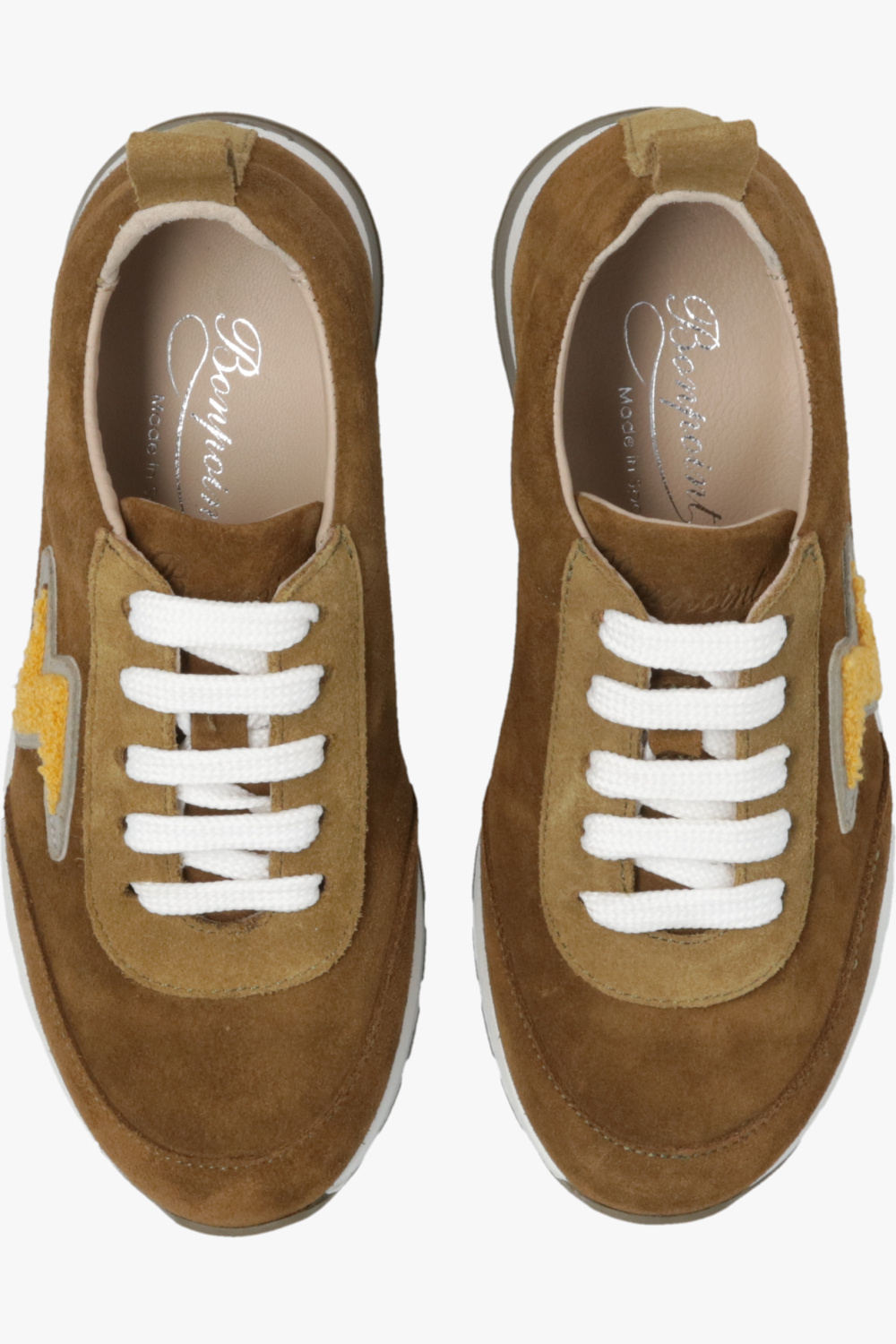 Bonpoint  Suede with sneakers