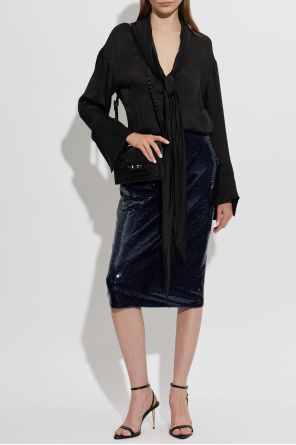 Tom Ford Sandalias de cuero con tacón