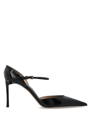 Zapatos de cuero de tacón