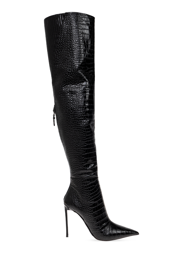 Tom Ford '‘Vertigo’' leather heeled knee-high boots