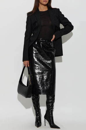 Tom Ford '‘Vertigo’' leather heeled knee-high boots