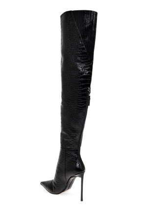 Tom Ford '‘Vertigo’' leather heeled knee-high boots