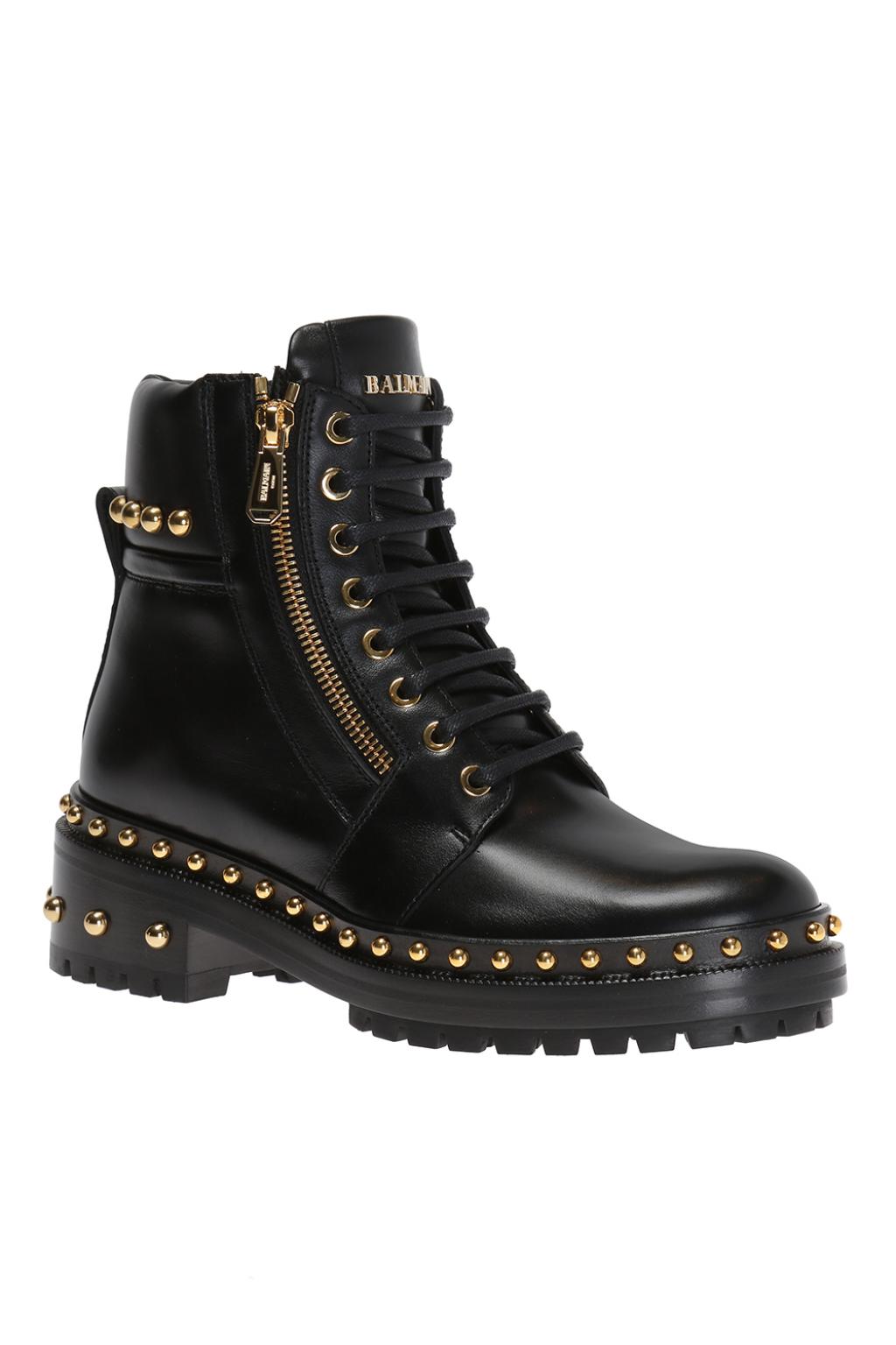 balmain studded boots