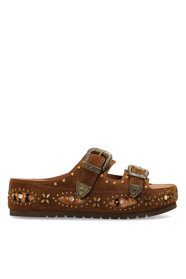 Platform sandals ‘Western Buckle’ od Kurt Geiger
