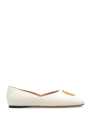 ‘gerry’ leather ballet flats od Bally