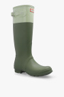 Hunter GREEN ‘Original Tall Colour Block’ rain boots