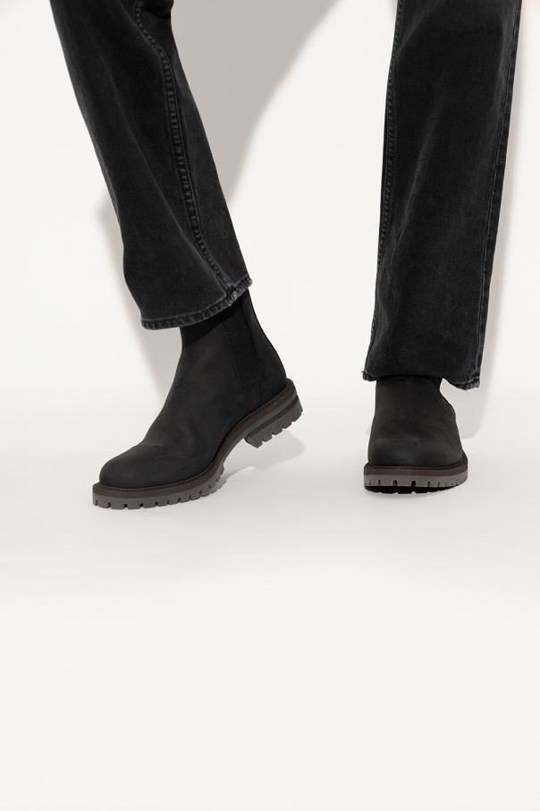 Common Projects Winter Chelsea Bumpy Boot in Black