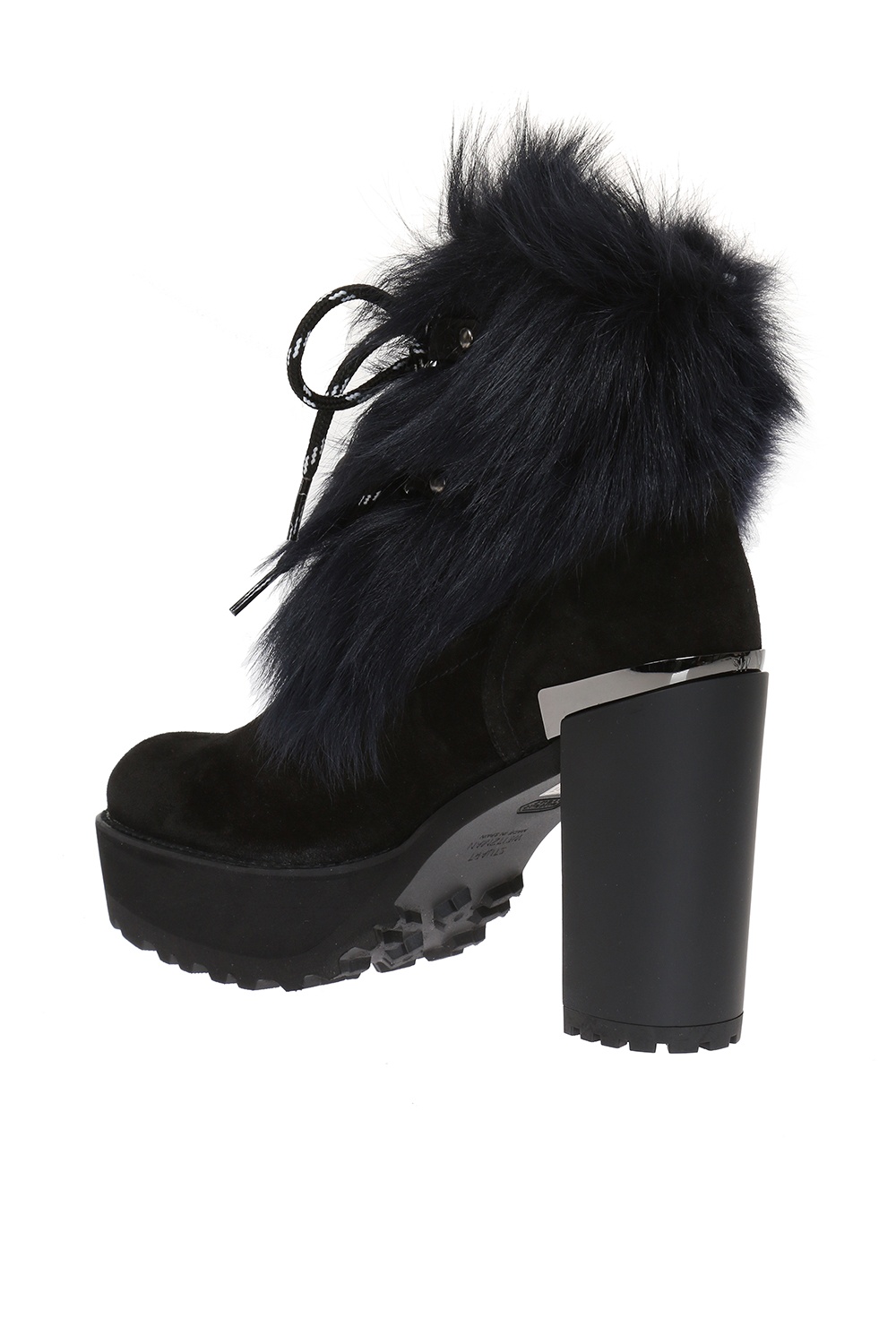 stuart weitzman boots with fur