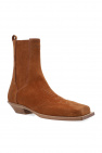 Balmain Suede heeled ankle boots