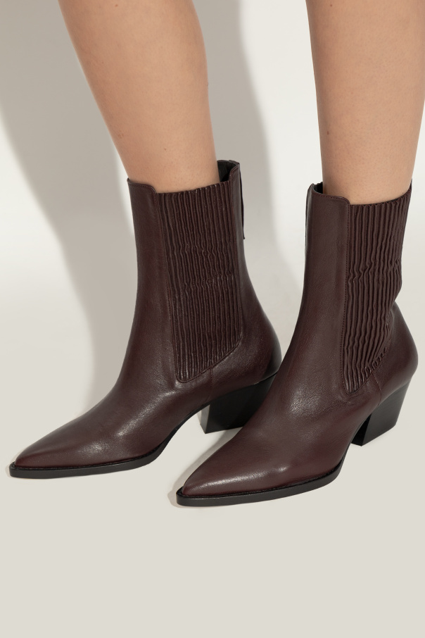 Iro Botines de tacón de cuero 'Mazola Fit LV'