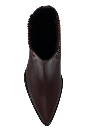 Iro Botines de tacón de cuero 'Mazola Fit LV'