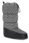 Balmain BLACK Snow boots with logo