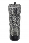Balmain BLACK Snow boots with logo