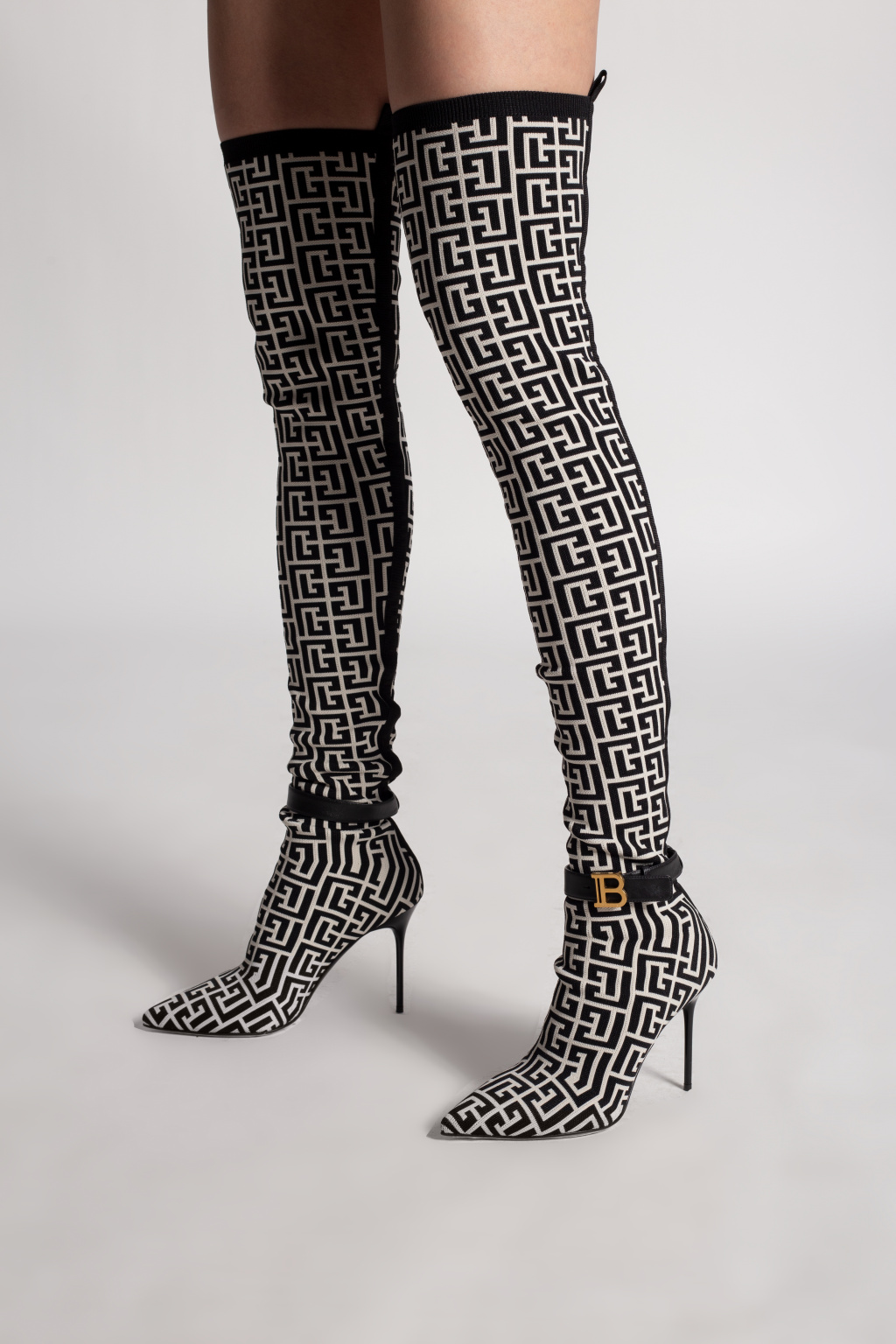 Balmain ‘Raven’ over-the-knee boots