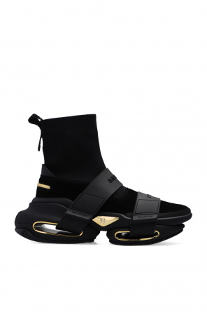 Balmain Ruby contrast-heel pumps Black