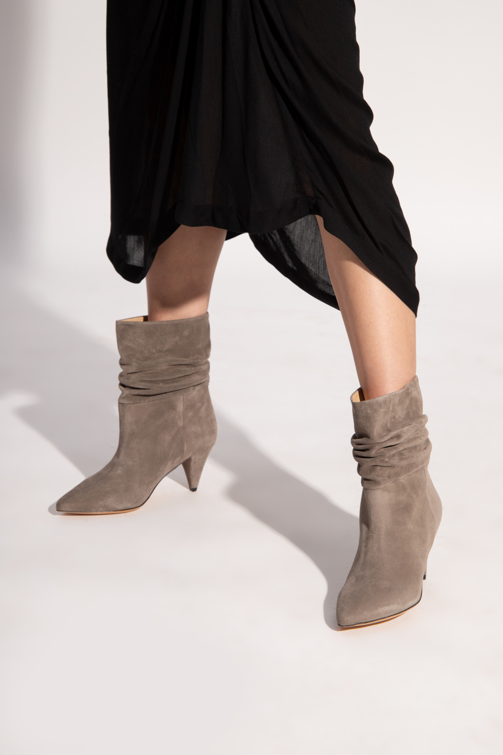 Iro Suede heeled ankle boots