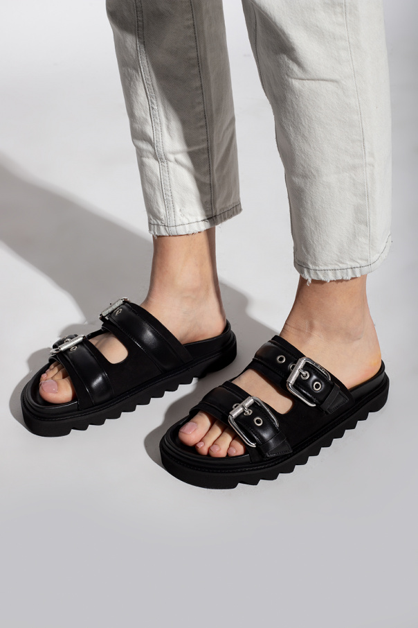 Iro ‘Bolum’ leather slides