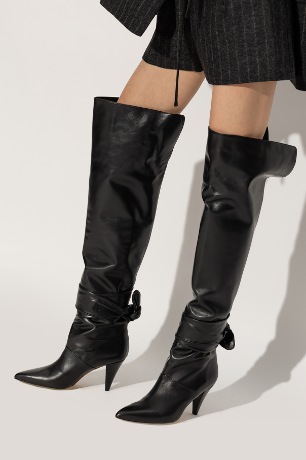 Iro ‘Noric’ heeled boots in leather