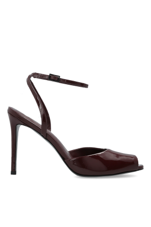 Leather heeled sandals 'Wrne'