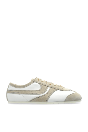 Leather sports shoes