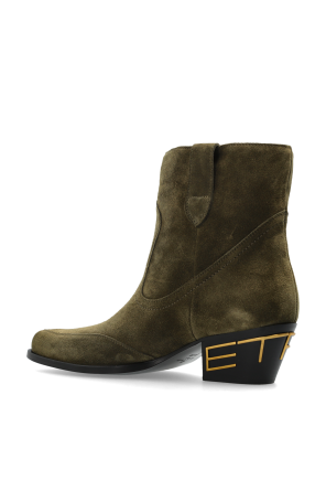 Etro Suede heeled ankle boots