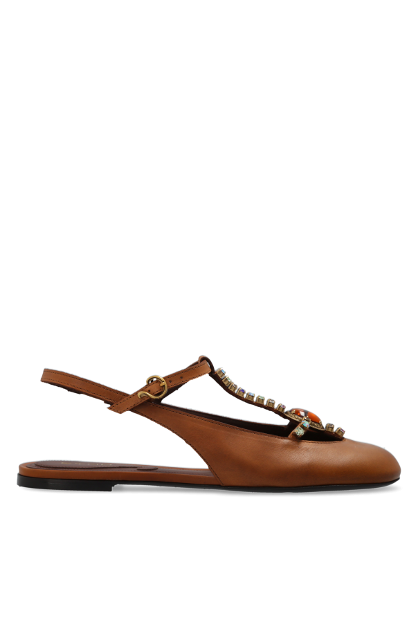 Leather shoes with appliqués od Etro