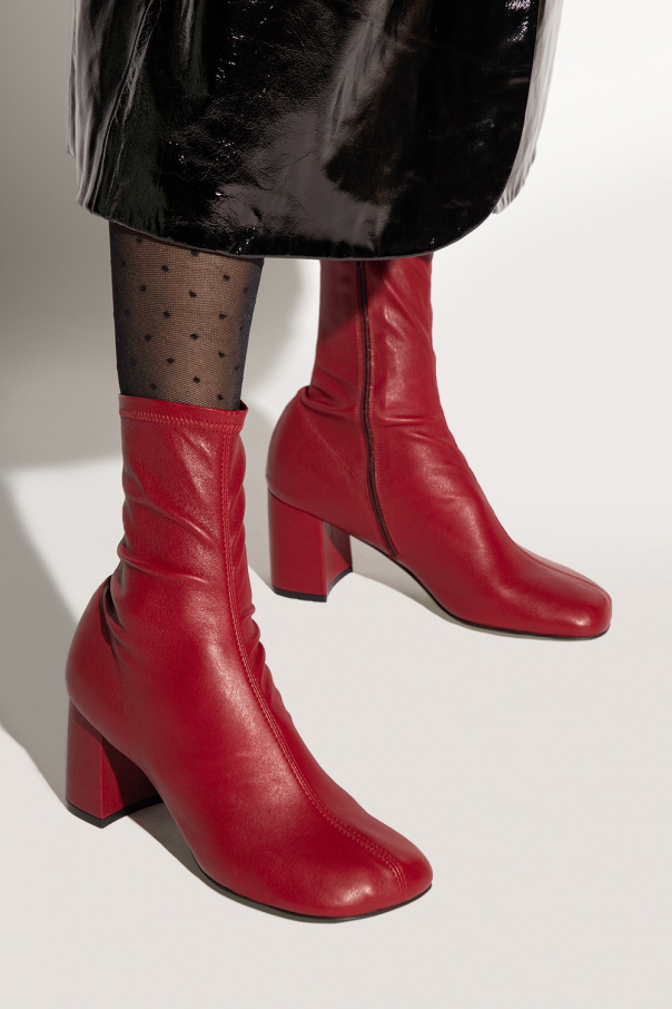Dries Van Noten Leather heeled ankle boots