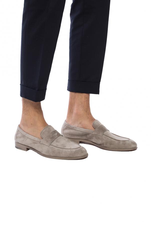 Giorgio Armani Suede loafers | Men's Shoes | Vitkac