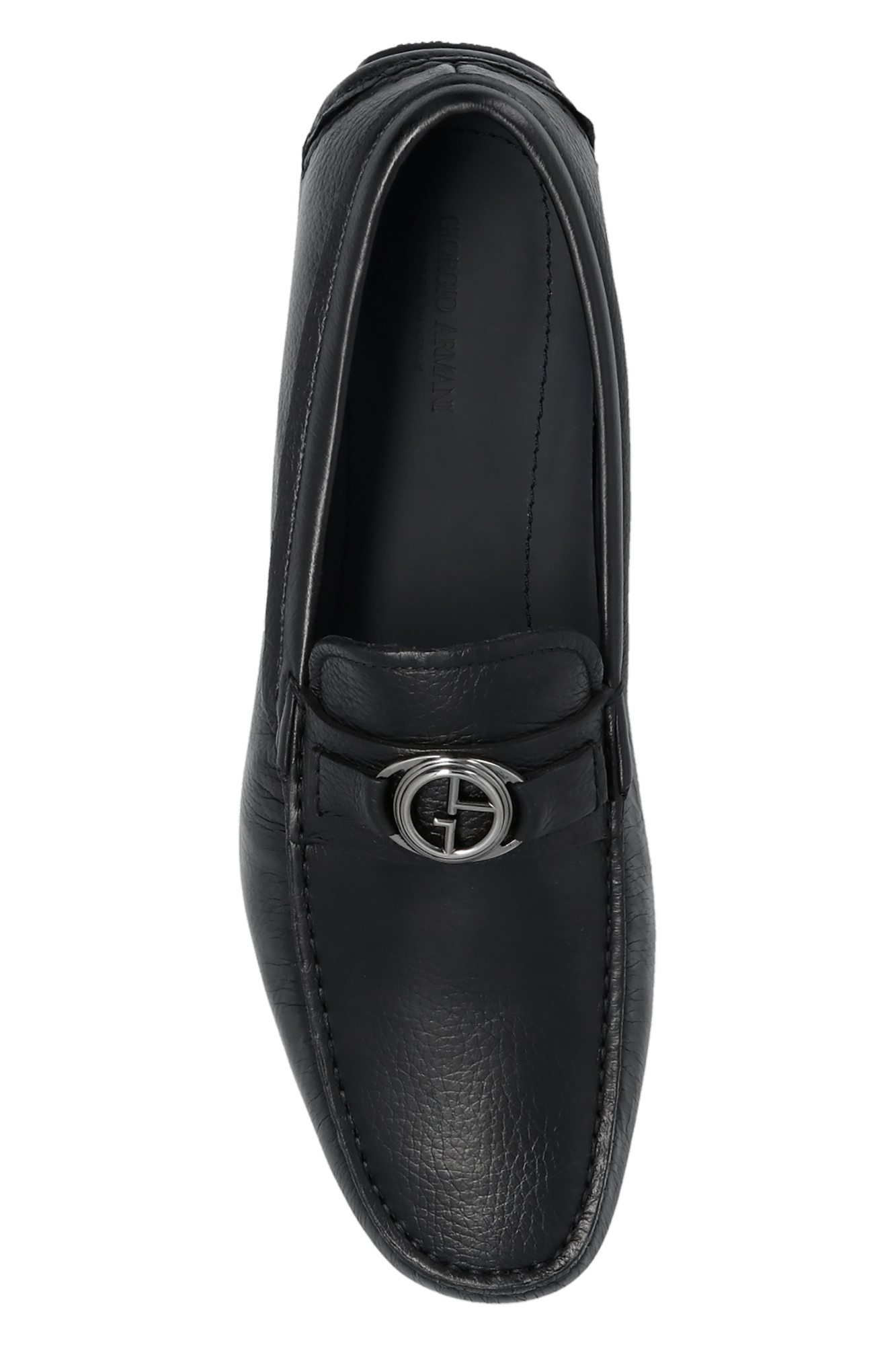 Giorgio Armani Leather shoes with logo