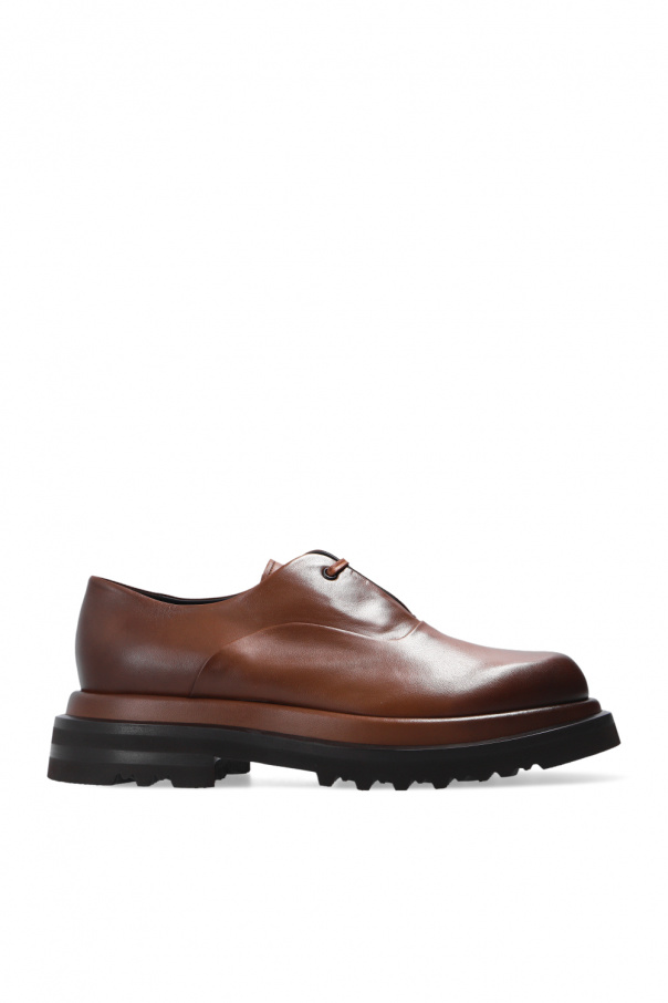 Giorgio Armani Leather 192628-01 shoes
