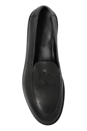 Giorgio Armani Skórzane buty typu `loafers`