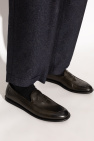 Giorgio Armani BLACK Leather shoes type loafers