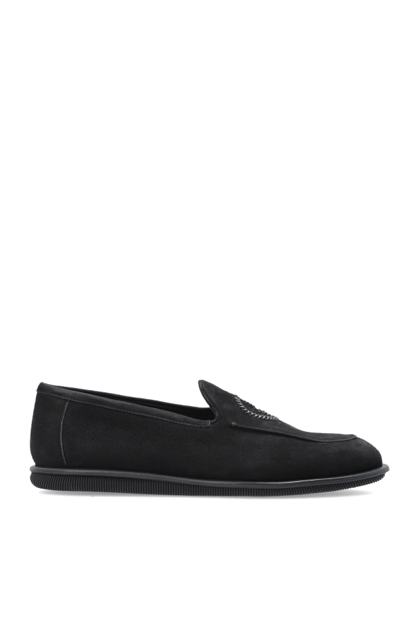 Suede shoes with logo od Giorgio Armani