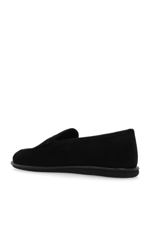 Giorgio Armani Zamszowe buty typu `loafers`