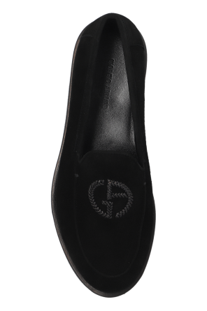 Giorgio Armani Zamszowe buty typu `loafers`