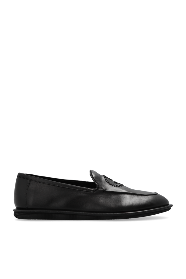 Giorgio Armani Leather shoes with logo