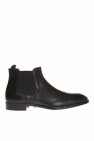 Giorgio Luminous armani Leather chelsea boots