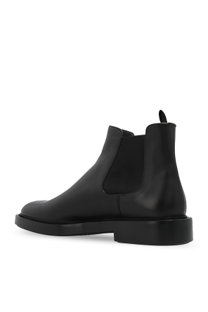 Giorgio Armani Leather Chelsea boots