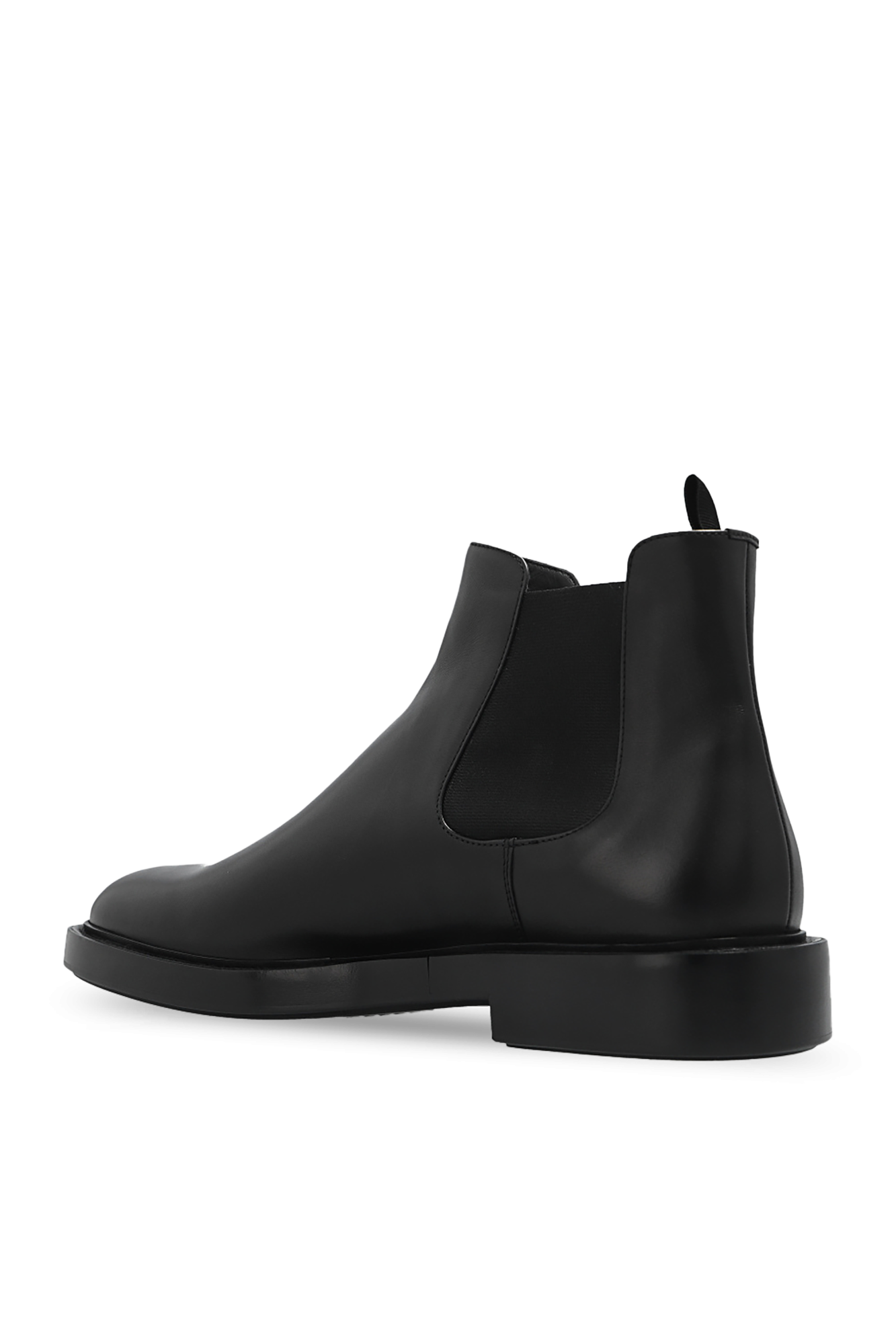 Giorgio mit armani Leather Chelsea boots