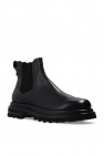 Giorgio Armani Leather Chelsea boots