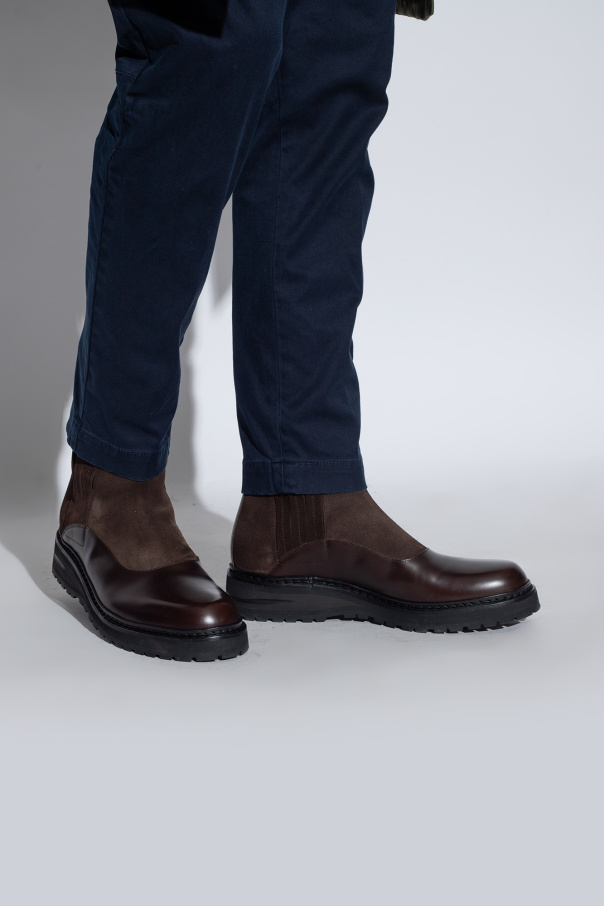 Giorgio high-shine armani Ankle boots