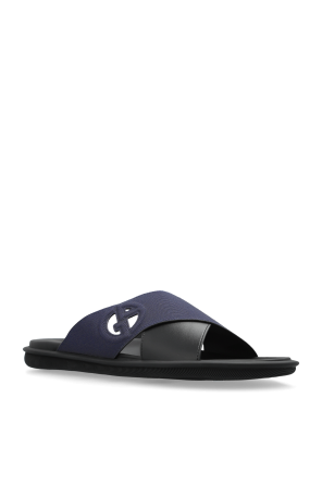 Giorgio Armani Pantoletten mit Logo