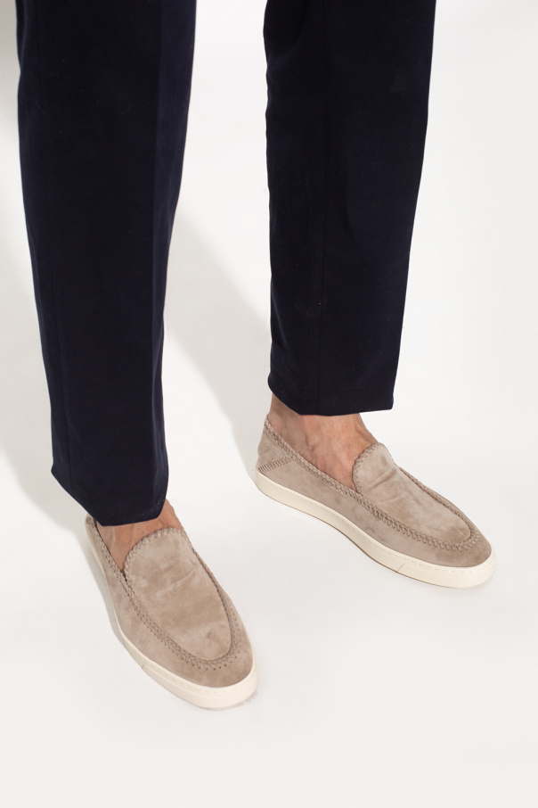Giorgio Armani Zamszowe buty typu ‘slip-on’